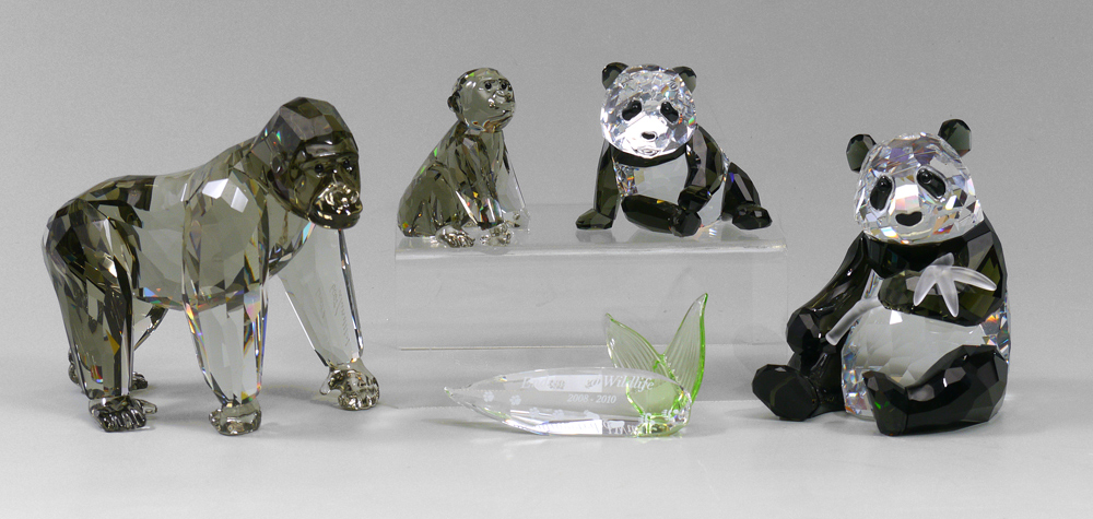 swarovski endangered wildlife pandas