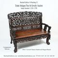 Carved Chinese Bench Burchard Galleries Auction